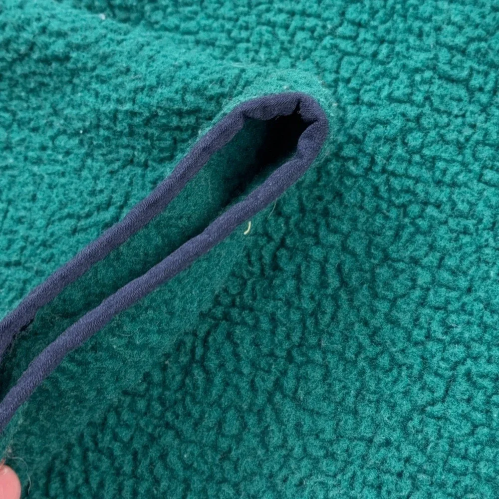 The North Face Jacket Men Large Green Blue Fleece Full Zip Hiking Outdoor Adult